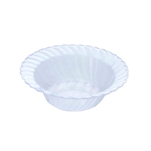 10 Pack Clear Flared Hard Plastic Small Fruit Bowls, 5Oz Disposable Ice  Cream Yogurt Bowls