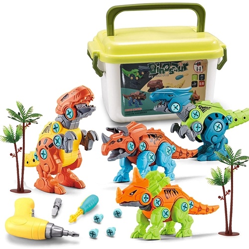 Imountek Take Apart Dinosaur Toys - DIY Assembly Construction Set for Kids