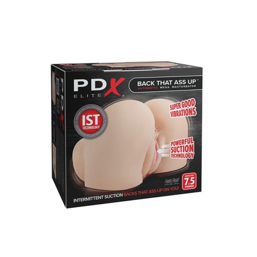 Pdx Elite Back That Ass Up Automatic Mega Masturbator - Light
