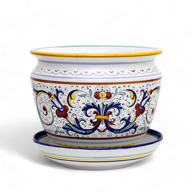 Ricco Deruta Deluxe: Luxury Cachepot Planter Small
