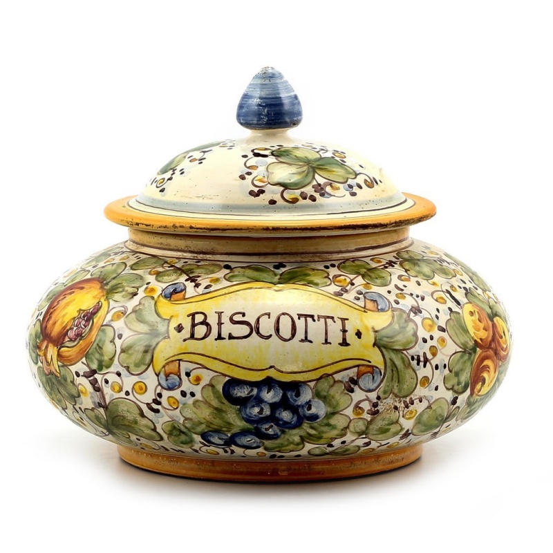 Tuscania Biscotti Jar