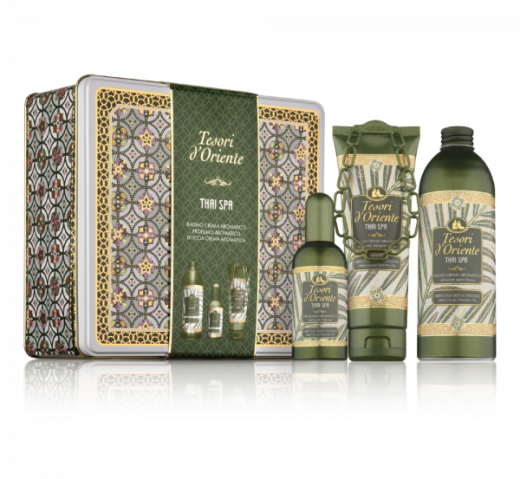 Tesori D'oriente Gift Set: Thai Spa - A Luxurious 3-Piece Set for Relaxation