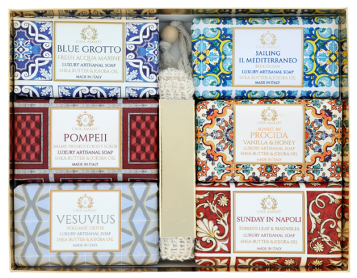 Casa Amalfi Sailing Il Mediterraneo Set 6-Soaps