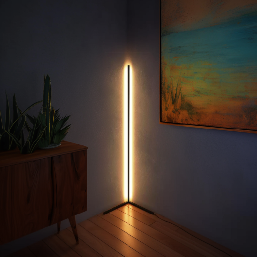 Rgbcw Corner Floor Lamp - Experience Unparalleled Ambiance