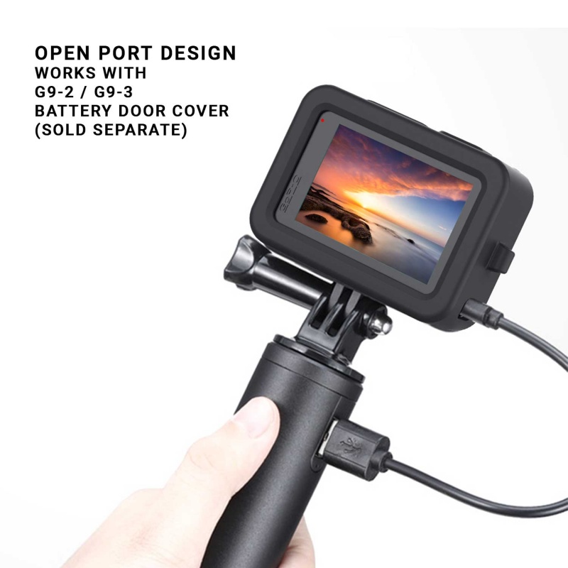 G9-1 Silicone Protection Case, Lens Cap & Lanyard For Hero9