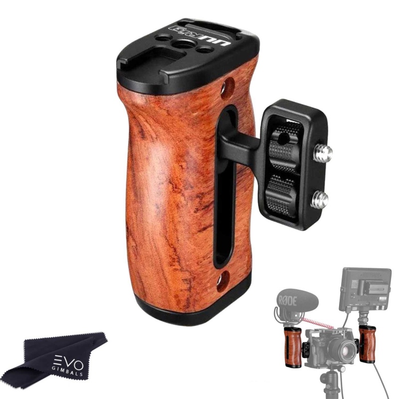 Uurig R027 Universal Wooden Handgrip For Camera Cage