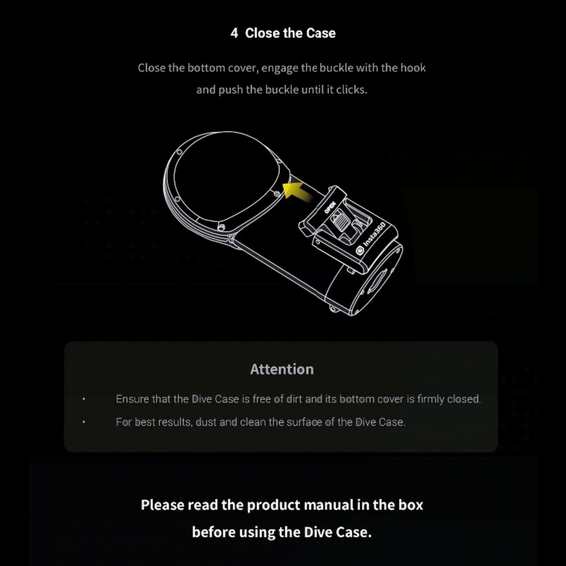 Insta360 Dive Case For One X Camera (Open Box)