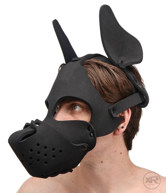 Neoprene Dog Hood With Removable Muzzle