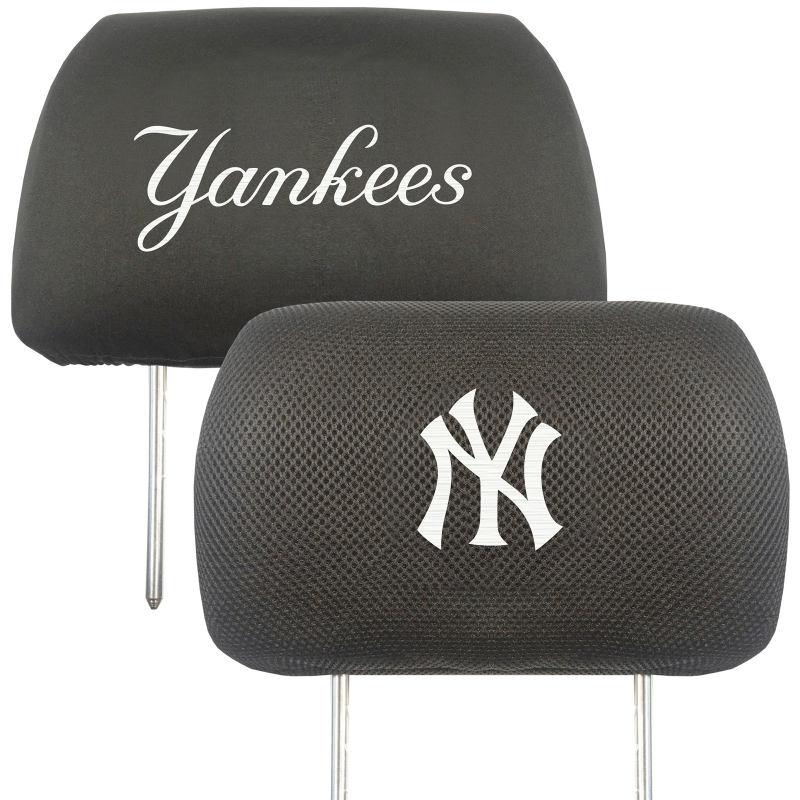 Mlb 2-Pc Car Headrest Cover Set