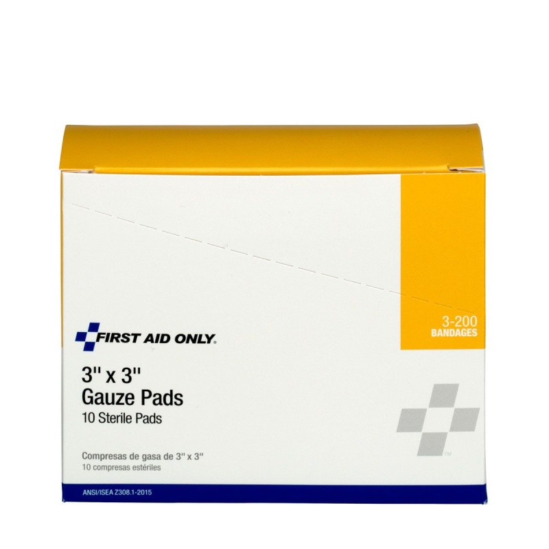 3"X3" Sterile Gauze Pads, 10 Per Box