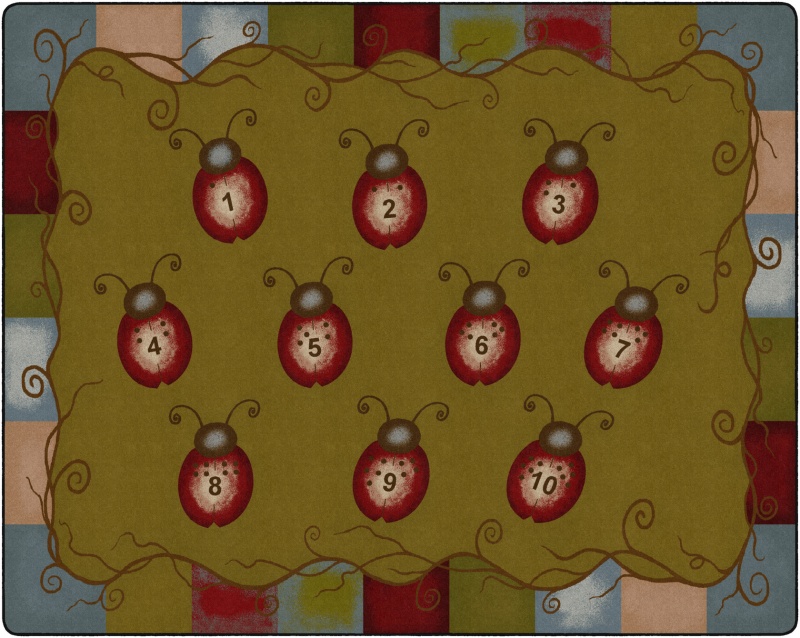 Ladybug Numbers 10'6 X 13'2