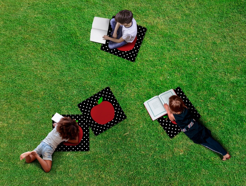 Apple Of My Eye Seating (Set of 6), 15" x 15"