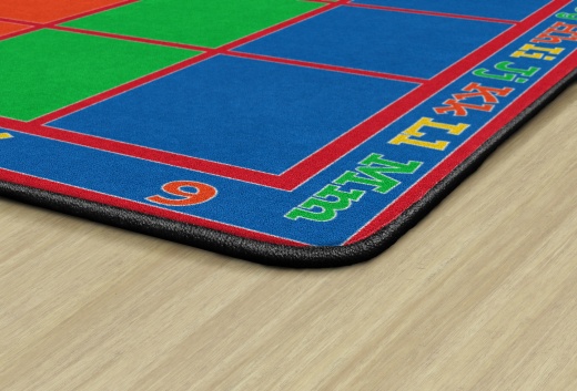 Sitting Grid 6'X8'4" Primary Classroom Rug