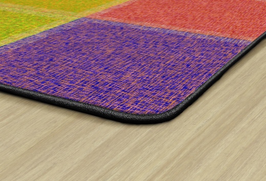 Crosshatch 10'6x13'2 Educational Seating Rug
