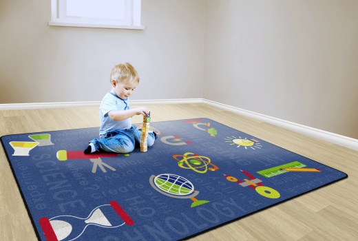 Steam 6X8'4 Nursery Carpet for Early Learning