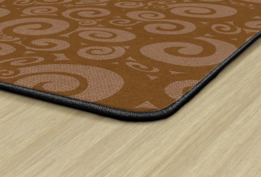 Swirl Tone On Tone 6X8'4 Nursery Carpet