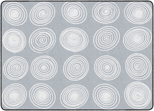 Circles 6'X8'4 Classroom Seating Rugs - Creating a Calm and Focused Learning Environment