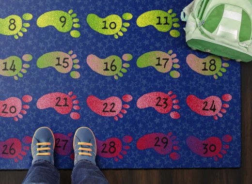 Counting Feet 3' X 5' Rug