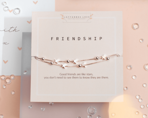 Silver Stars Friendship Bracelet