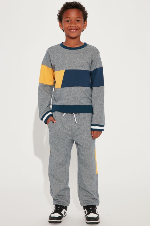 Mini Swag Champ Colorblock Joggers - Navy/Combo