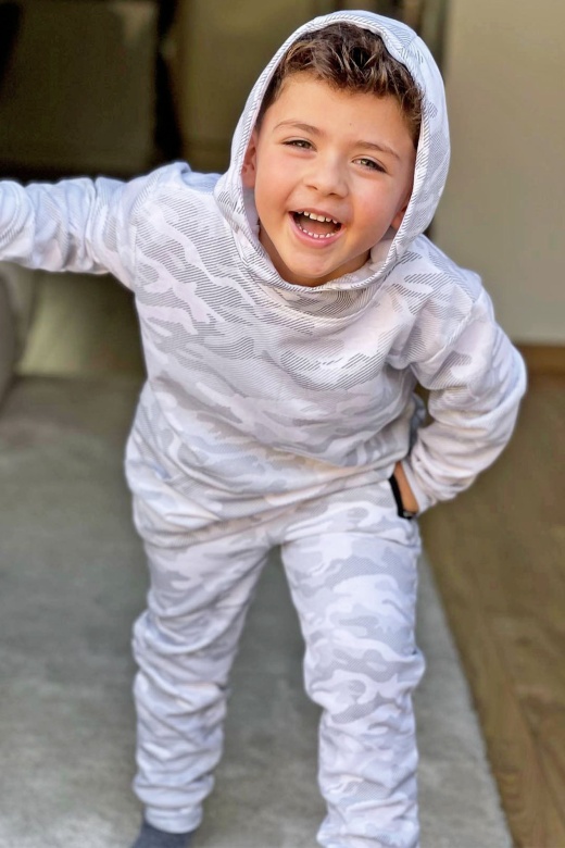 Mini Jake Joggers - White