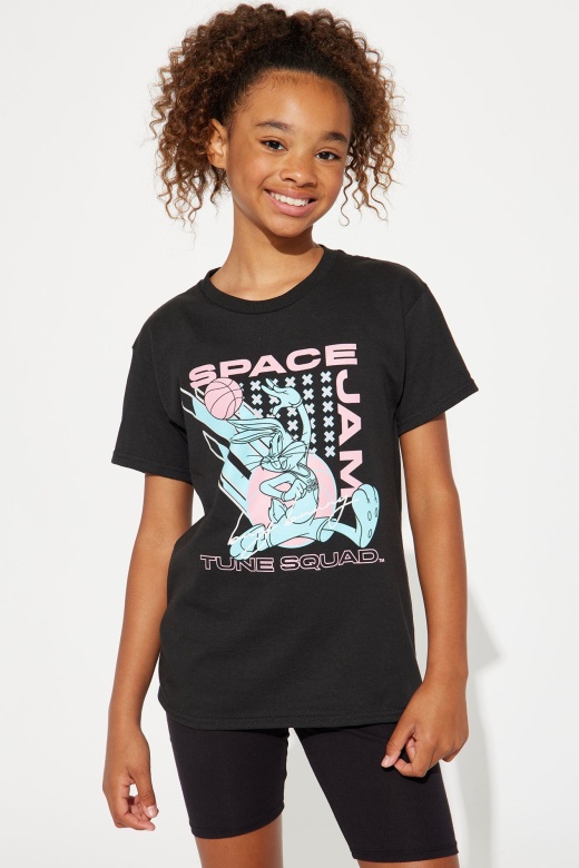 Mini Bugs Space Jam Short Sleeve Tee - Black