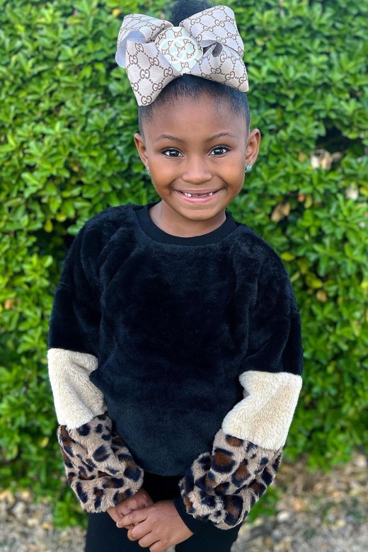 Mini Animal Instincts Faux Fur Top