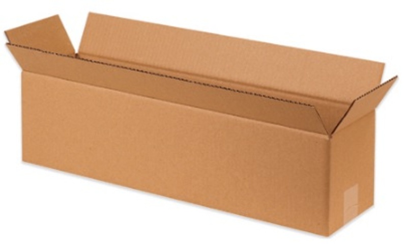 20" X 8" X 6" Long Corrugated Cardboard Shipping Boxes 25/Bundle