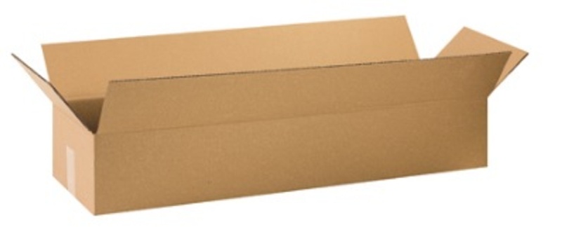 36" X 12" X 6" Flat Corrugated Cardboard Shipping Boxes 20/Bundle