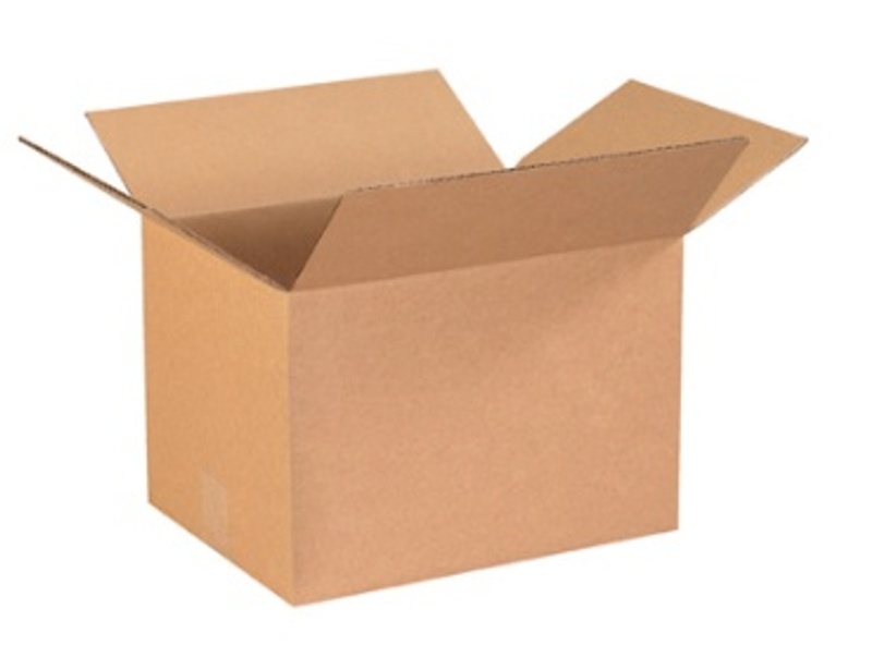 13 1/4" X 10 1/4" X 9" Corrugated Cardboard Shipping Boxes 25/Bundle