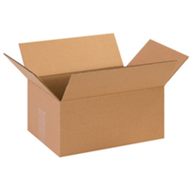 13" X 9" X 6" Corrugated Cardboard Shipping Boxes 25/Bundle