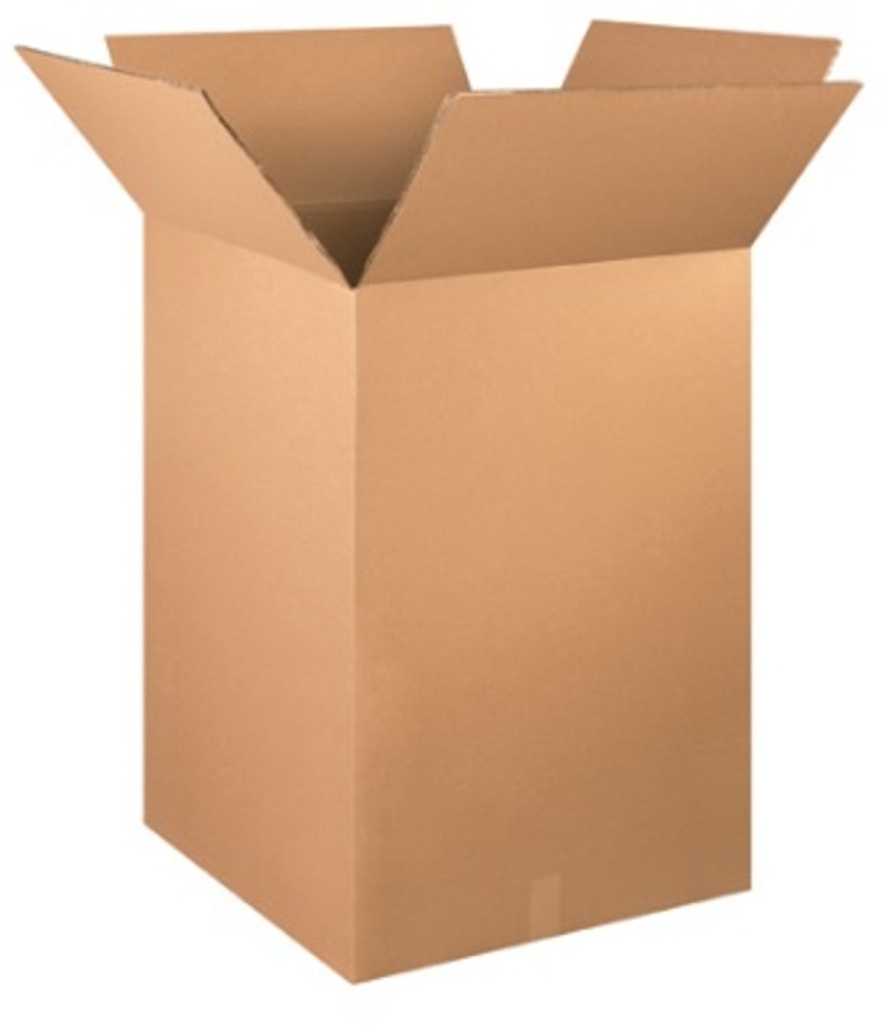 24" X 24" X 36" Double Wall Corrugated Cardboard Shipping Boxes 5/Bundle