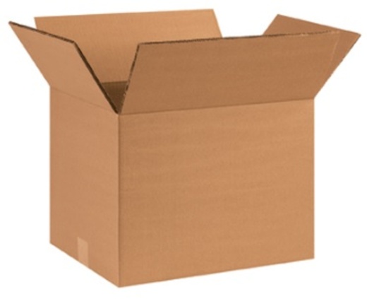 16" X 10" X 10" Double Wall Corrugated Cardboard Shipping Boxes - 15/Bundle