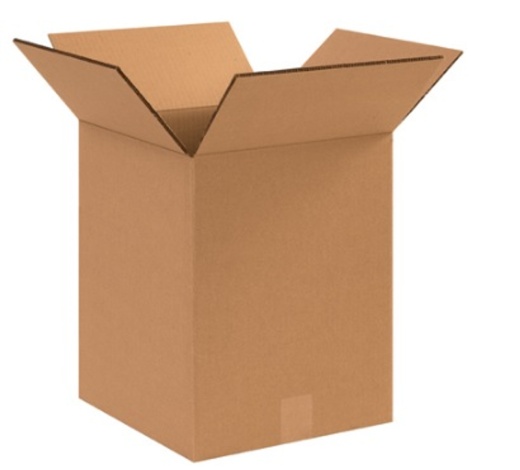 12 1/2" X 12 1/2" X 15" Double Wall Corrugated Cardboard Shipping Boxes