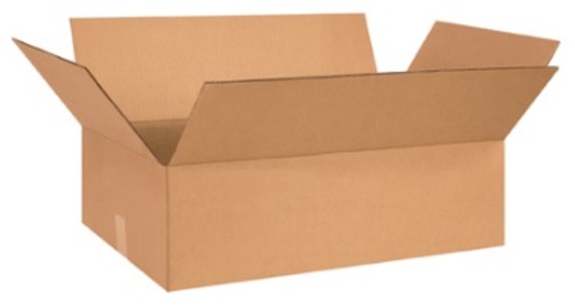 26" x 15" x 5" Corrugated Cardboard Shipping Boxes - 20/Bundle