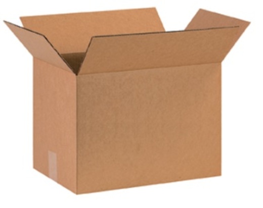 16" x 8" x 12" Corrugated Cardboard Boxes - 25/Bundle