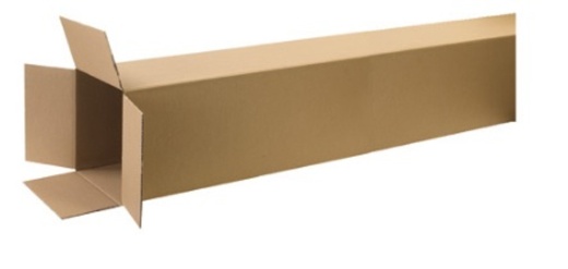 10" x 10" x 72" Tall Corrugated Cardboard Boxes - Wholesale Bundle Deal