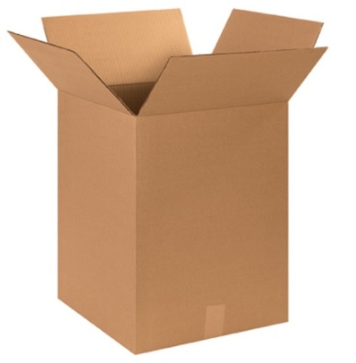 15" X 15" X 20" Corrugated Cardboard Shipping Boxes 25/Bundle