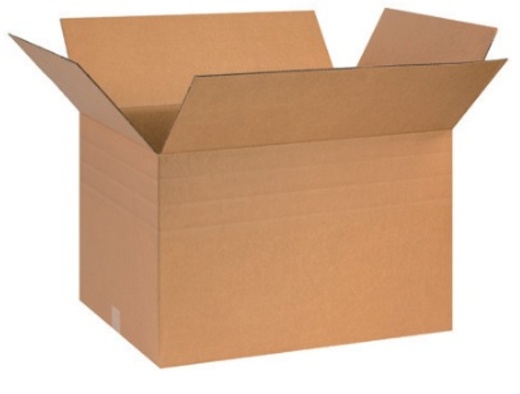 26" X 18" X 16" Multi-Depth Corrugated Cardboard Boxes - 10/Bundle