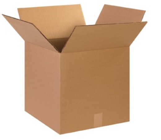 15" x 15" x 15" Double Wall Corrugated Cardboard Shipping Boxes - 15/Bundle