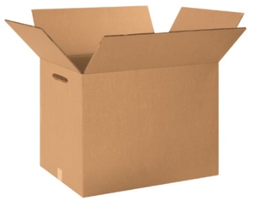 24" X 24" X 12" Double Wall Corrugated Cardboard Shipping Boxes With Hand Holes