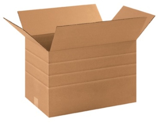 16" X 12" X 10" Multi-Depth Corrugated Cardboard Boxes