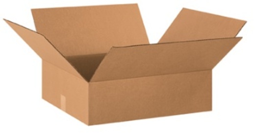 20" x 18" x 4" Flat Corrugated Cardboard Shipping Boxes