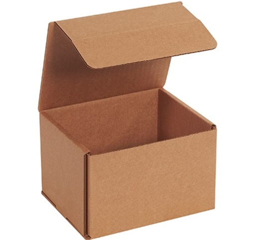 6" x 5" x 4" Kraft Corrugated Mailers - Perfect Packaging for Small Items