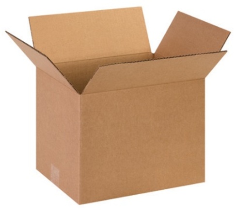 13" X 10" X 10" Corrugated Cardboard Shipping Boxes - 25/Bundle