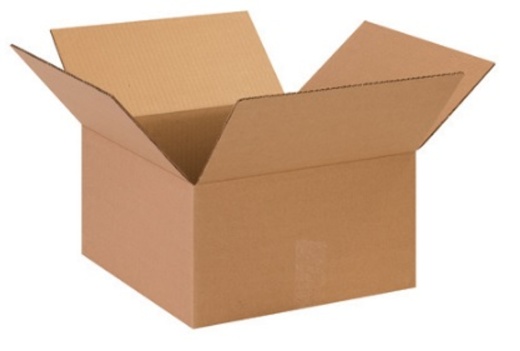13 1/2" X 13 1/2" X 7 1/2" Corrugated Cardboard Shipping Boxes - 25/Bundle