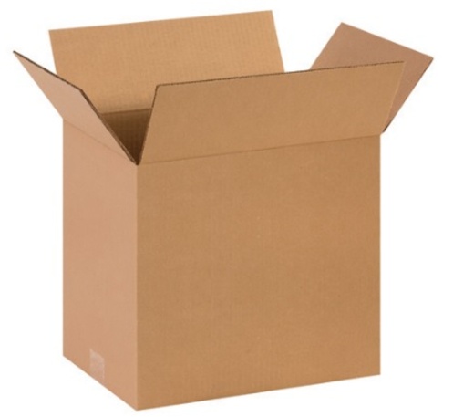 13" X 10" X 15" Corrugated Cardboard Boxes - 25/Bundle