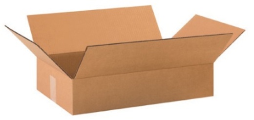 19x12x3 Flat Corrugated Cardboard Shipping Boxes