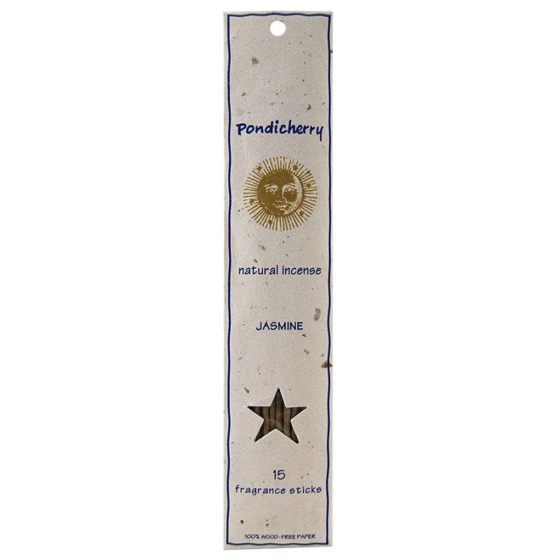 Pondicherry Natural Jasmine Incense Sticks 15 Count