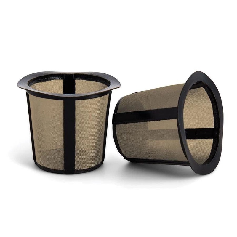 Fino Gold Mesh Coffee K-Cup Filters 2 Count